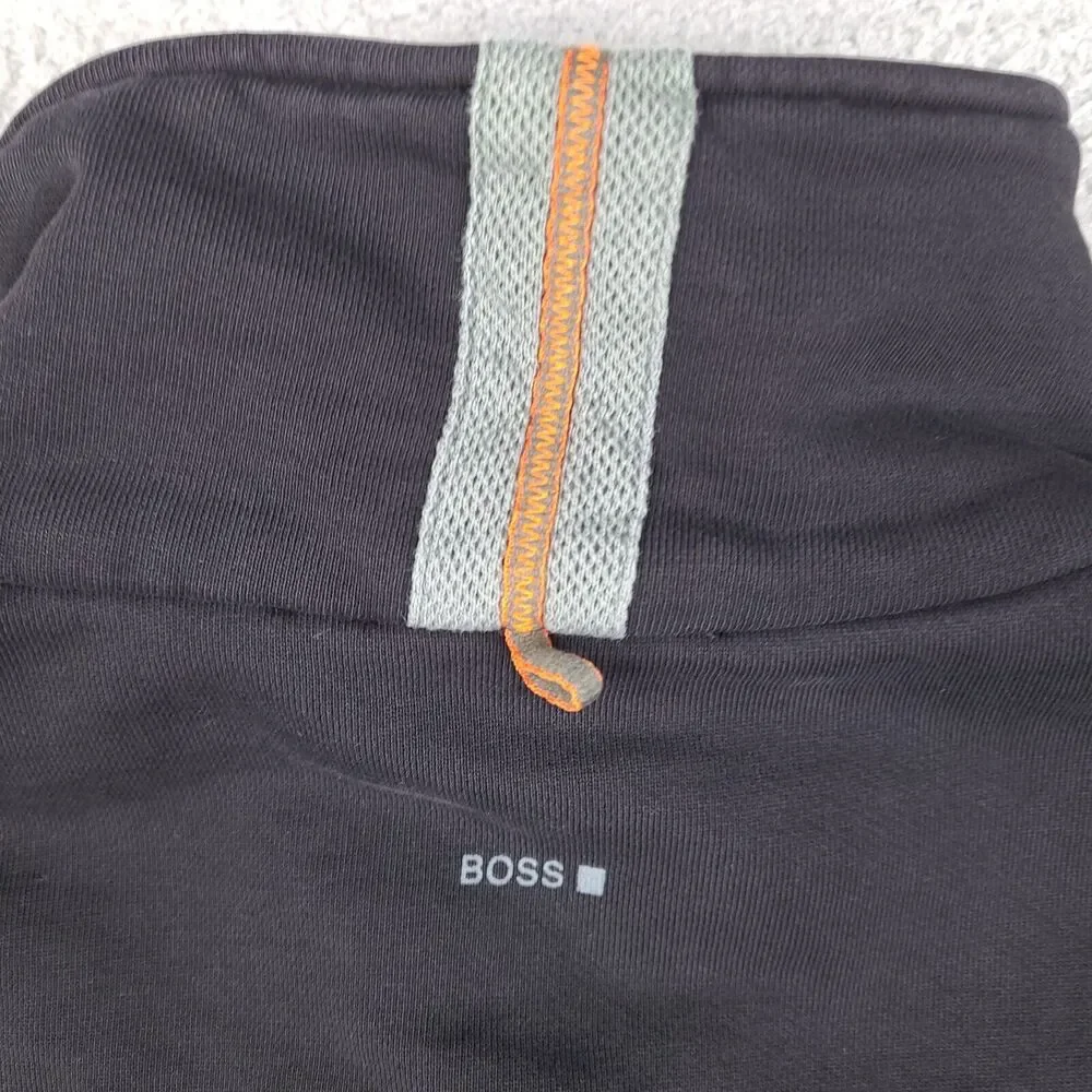 Boss Hugo Track‎ Jacket Mens Medium Black Full Zip